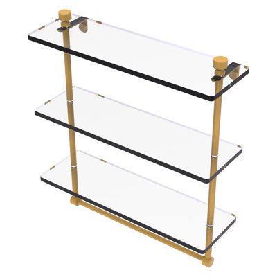 Ballenas 3 Piece Tiered Shelf with Towel Bar