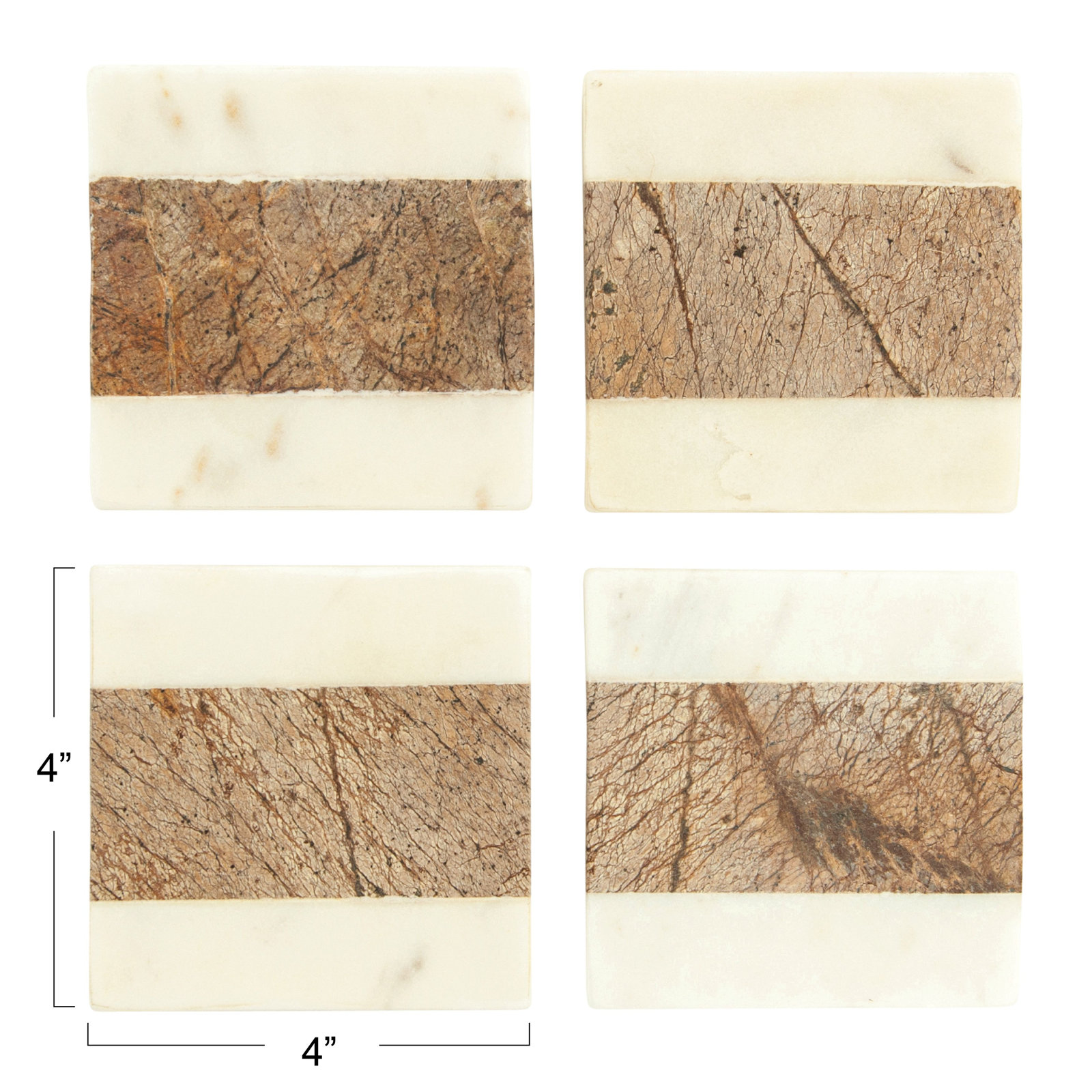 Square Marble Coaster