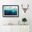 Boat Out To Sea Painting - Single Picture Frame Print on MDF-56632708-56632704