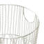 Ensemble de paniers en métal tissé 3 pièces