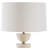 Everly Quinn Hickmon Travertine Table Lamp