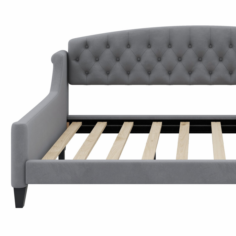 Lit de jour Modern Luxury, Gris, Lit double