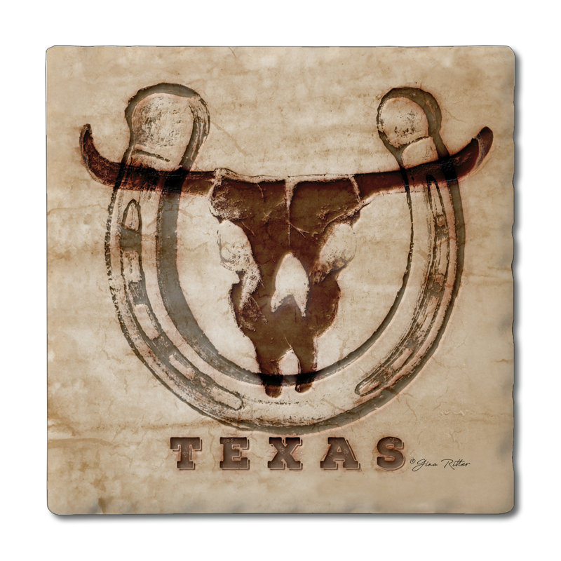 Ensemble de sous-verres Loon Peak® Western Skull