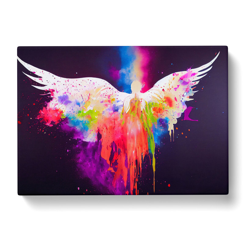 Angel Painted Vol.4 Abstract - Wrapped Canvas, 35cm H x 50cm W x 3cm D