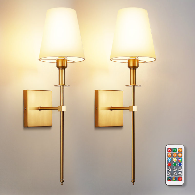 Rylinn Candle Wall Light, Gold
