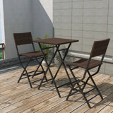 Allura Rattan 2 Seater Bistro Set