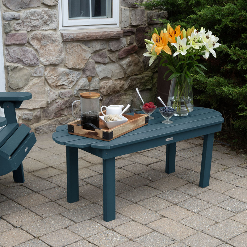 Table basse Anette, Bleu Nantucket