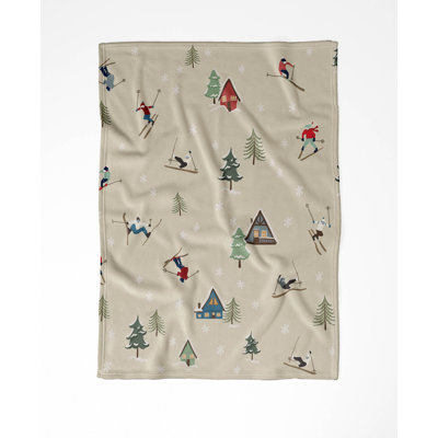 Downhill Soft Mink Fleece Velveteen Blanket