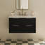Meuble-lavabo mural simple 36 po avec comptoir à quartz blanc pur 1,5 po Mulloy-606201909-606201912