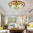 Tiffany Round Flush Mount Ceiling Light
