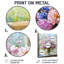 Julissia - Assortiment de bouquets de fleurs, décoration murale traditionnelle en métal-1801923052