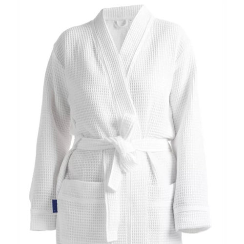 Flying Wheel Cotton Bathrobe With Pockets 