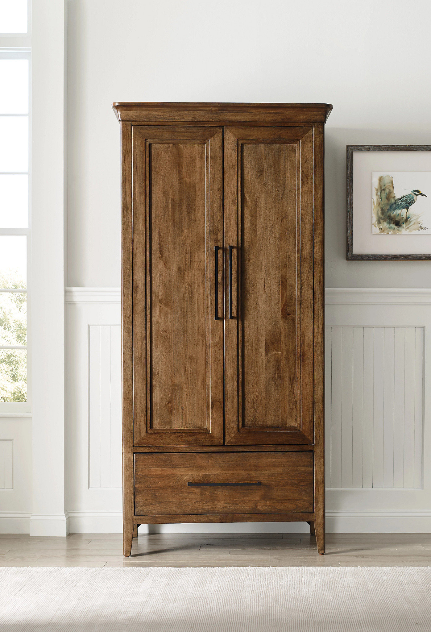 Red Barrel Studio® KINGSLEY NARROW ARMOIRE | Wayfair