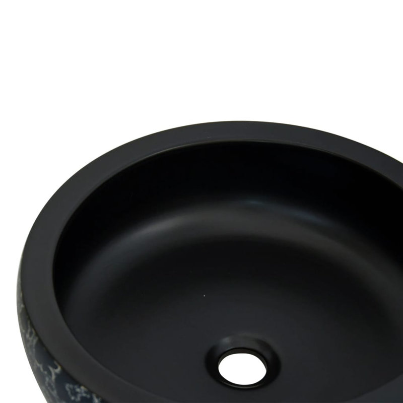 Marlow Home Co. Ameyali 41mm L x 41mm W Ceramic Circular Sink