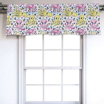 Sateen Ruffled Window Valance