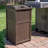 Suncast 33 Gallon Manual Lift Trash Hideaway Container-93720371