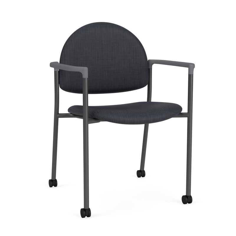 Chaise d'invité à chat avec roulettes, Gris anthracite, Plot Line Cauldron
