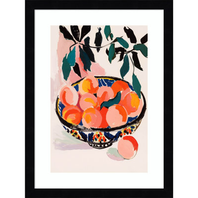 Ottilie "Fresh Peach Fruit Bowl" Print