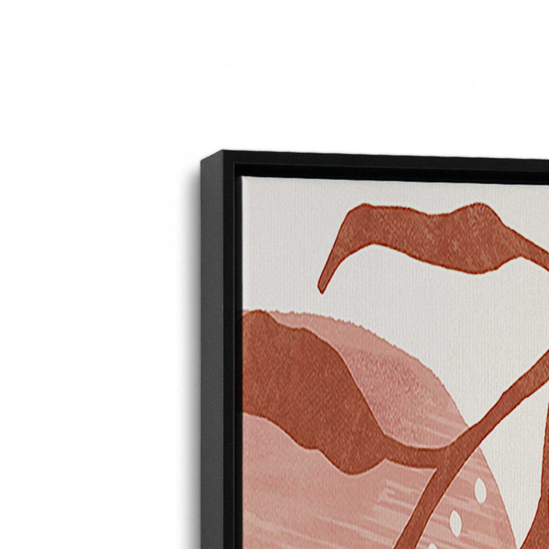 Impression sur toile dans un cadre, H 12,75 po x l 12,75 po, Noir satiné