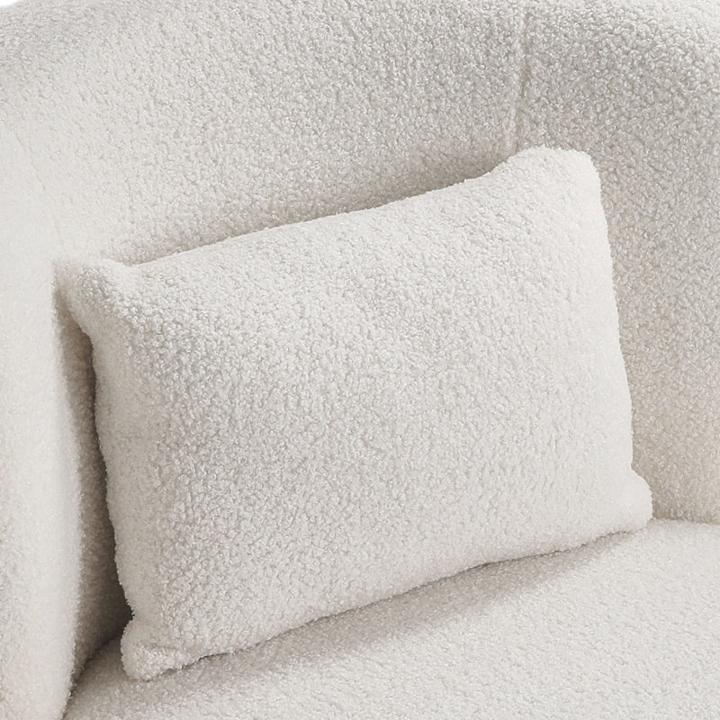 white Swivel Armchair