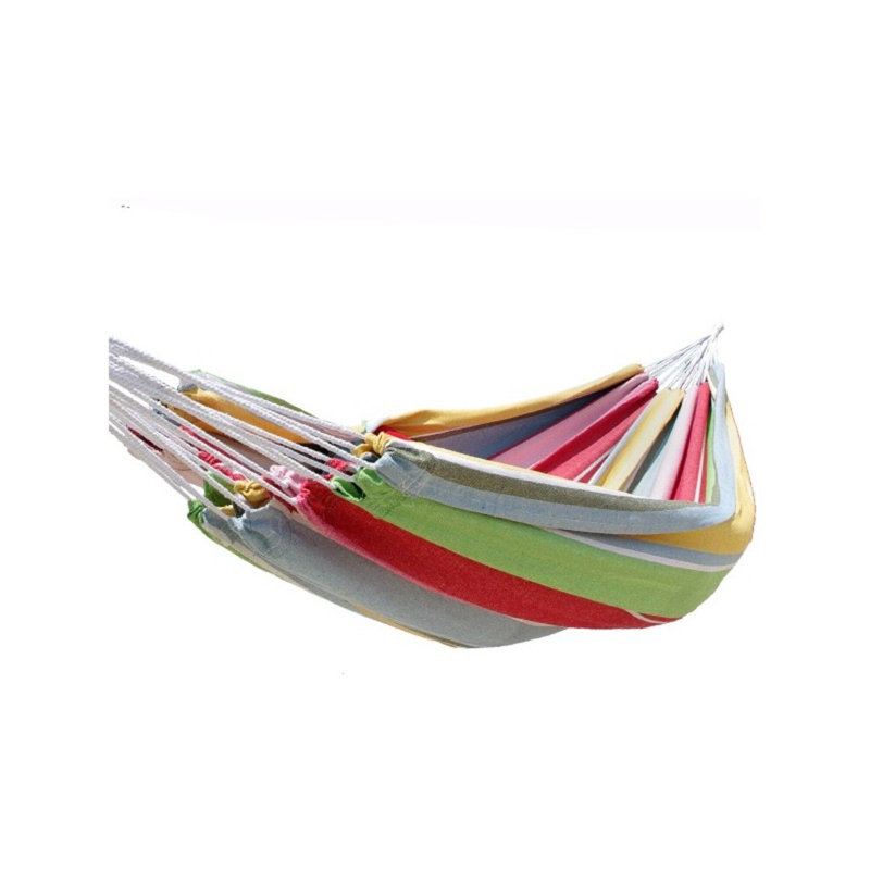 Enriko Double Classic Hammock, Green/Red/Grey