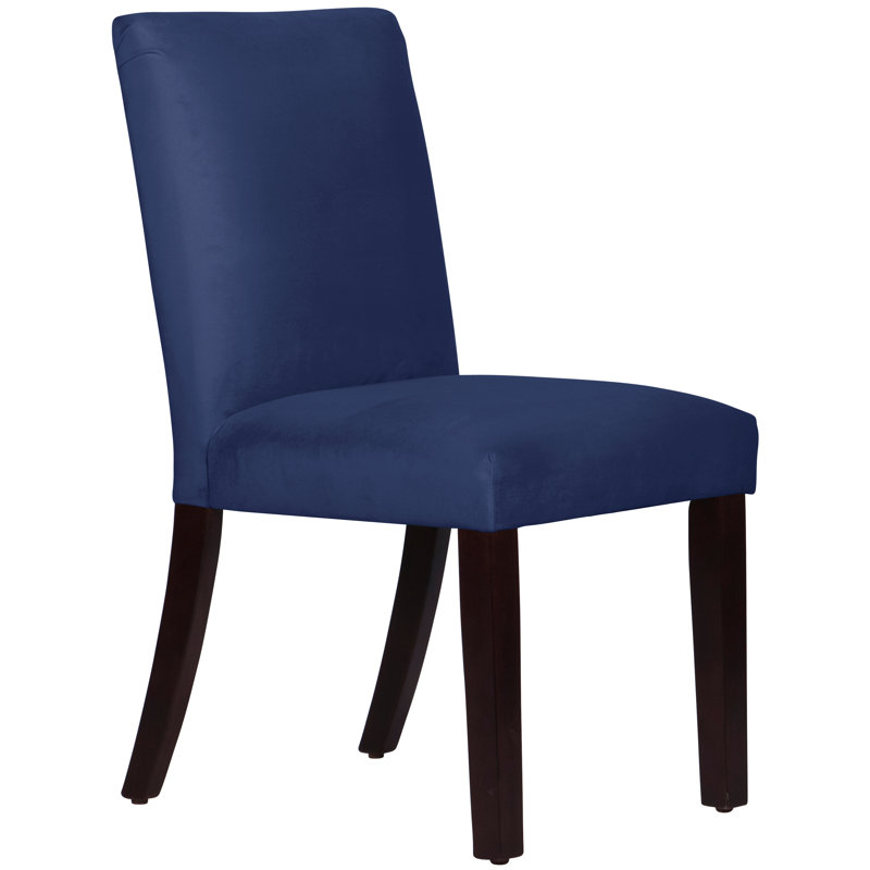 Chaise parsons rembourrée, Espresso, Lin texturé pierre ponce Zuma
