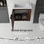 Meuble-lavabo suspendu de 56 cm (22 po), armoire murale en contreplaqué avec lavabo en céramique et portes à fermeture en douceur pour petites salles de bain-1086934958