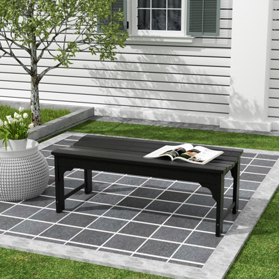 Adrianna Traditional Plastic Picnic Bench by Hashtag Home