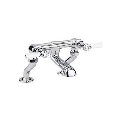Topaz 2 Handle Deck Bath Shower Mixer Bath Filler