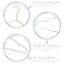 Harbour Housewares - Metallic Coat Hangers-961019094