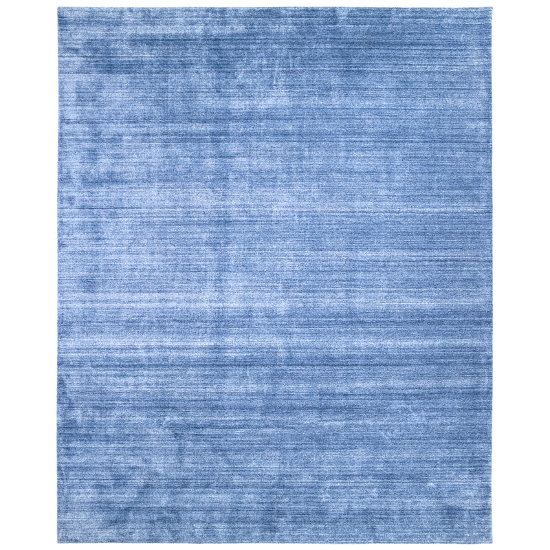 Tapis abstrait en laine tissé à la main Ariq, Rectangle 9 pi x 12 pi