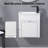 18'' Modern White Wall Mounted Single Bathroom Vanity Set