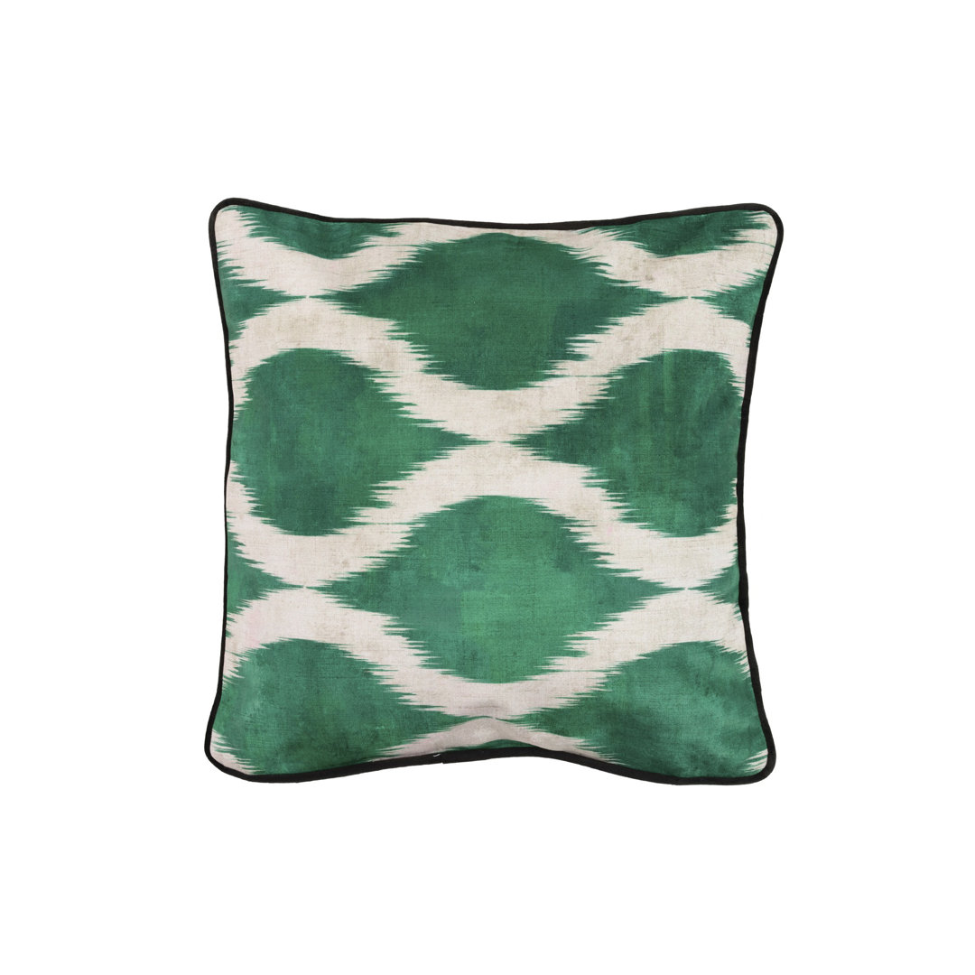 VELVET WAVES CIRCLE CUSHION 45X13x45 CM