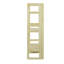 Bibliothèque en bois massif Annabesook H 37 "x l 20,75"-37867074