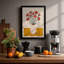 Potted Carnations Botanical - Framed Print-1463645589-1463645591