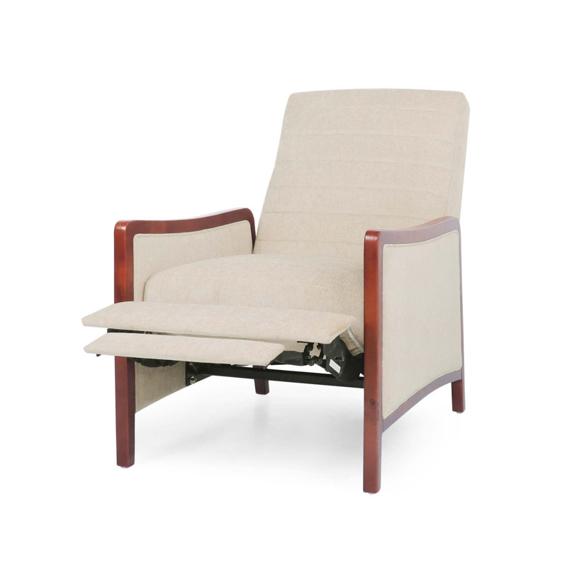 Modern Living Room Recliner Accent Recliner, Sand