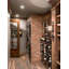 Ensemble de porte-bouteilles mural en nickel brossé Indurial 144 bouteilles - 84 po-1514107637