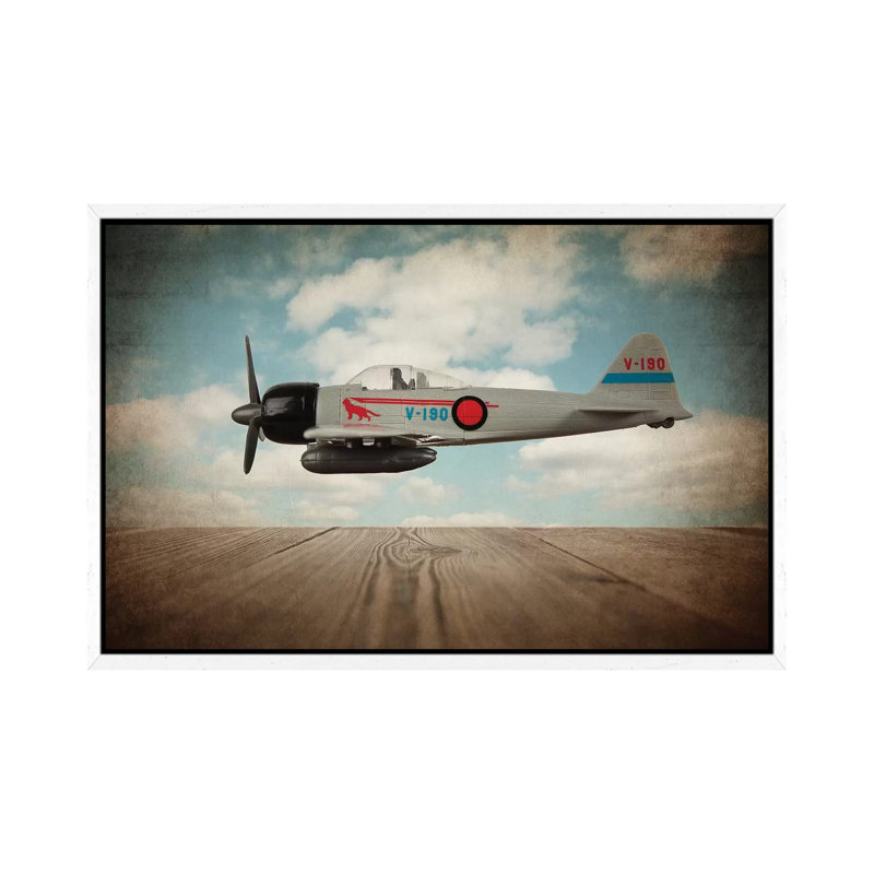 Zero - Print on Canvas, 66.04 cm H x 45.72 cm W, White Framed