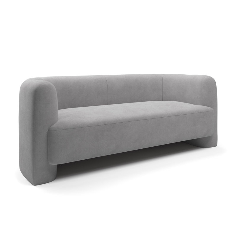 Barry Sofa, Light Gray Cotton