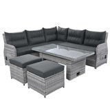 7 - Person Seating Group With Cushions