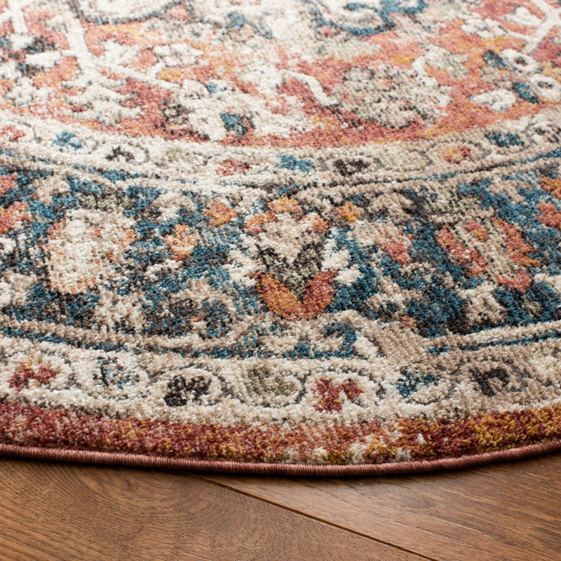 Cooksey 200 Performance Oriental Rug, Round 6'7"
