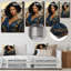 «Blue Barcelona Woman Beauty - Fashion Metal Art»-1970794840