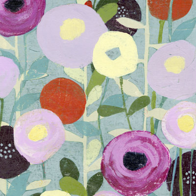 Poppy Strata III by Grace Popp - Wrapped Canvas Painting