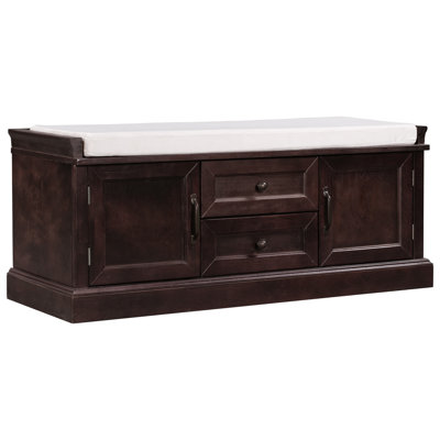Storage Bench With 2 Drawers And 2 Cabinets