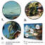 Beach Tropical Vibes - Coastal Beach, art mural encadré-1327175407-1327175394