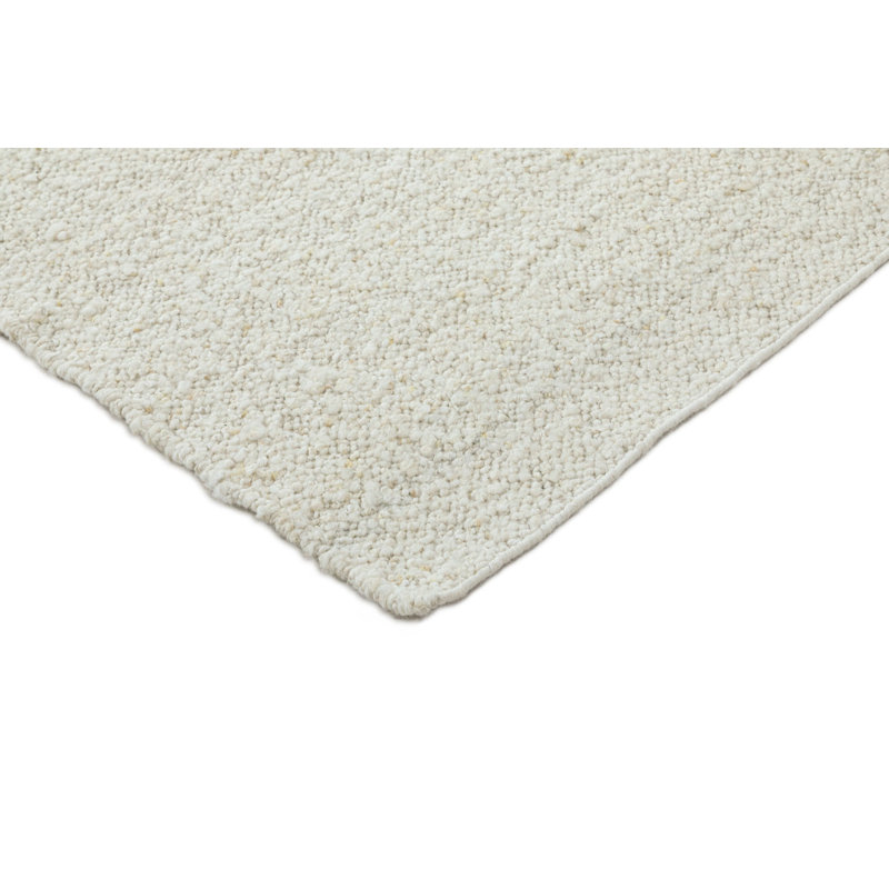 Dezi Flatweave Wool Neutral Area Rug, Rectangle 2' x 3', Ivory