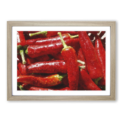 Red Chilli Peppers - Picture Frame Painting