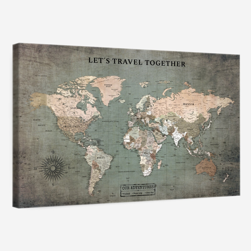 «Travel Together II», punaise Amrico, H 32 po x l 48 po