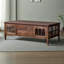 Table basse en bois de noyer massif-128584551
