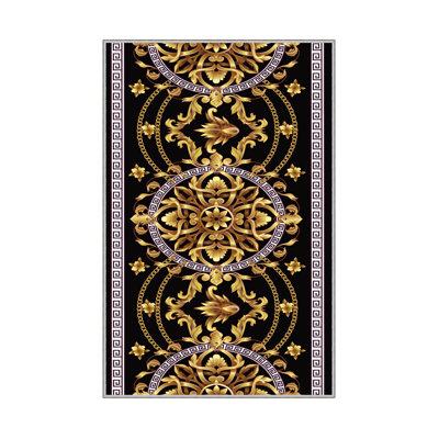 Soho House Oriental Gold/Black Area Rug